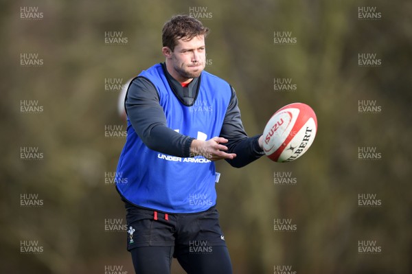 290118 - Wales Rugby Training - Leigh Halfpenny during training
