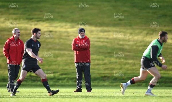 290118 - Wales Rugby Training - Warren Gatland during training