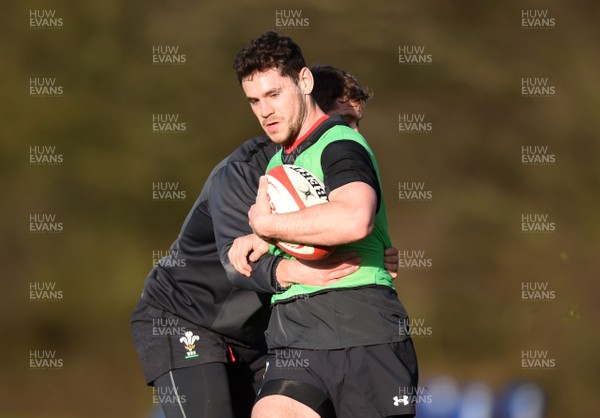 290118 - Wales Rugby Training - Tomos Williams during training