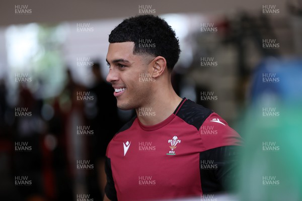 290224 - Wales Rugby Gym Session - Rio Dyer during training