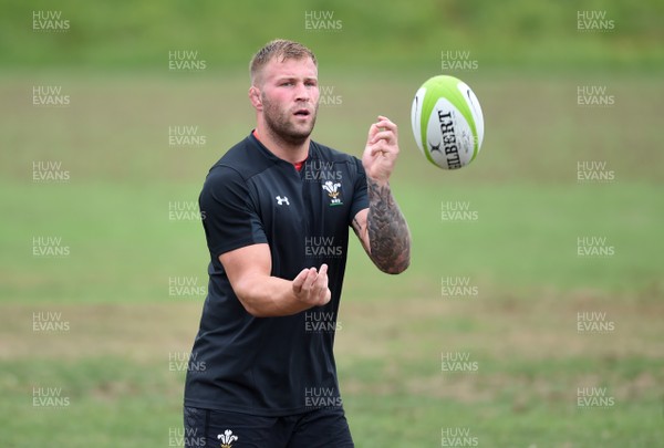 290518 - Wales Rugby Training - Ross Moriarty during training