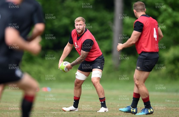 290518 - Wales Rugby Training - Ross Moriarty during training