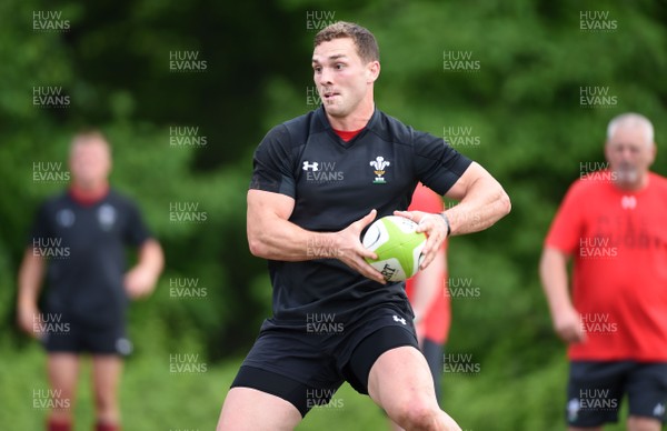 290518 - Wales Rugby Training - George North during training