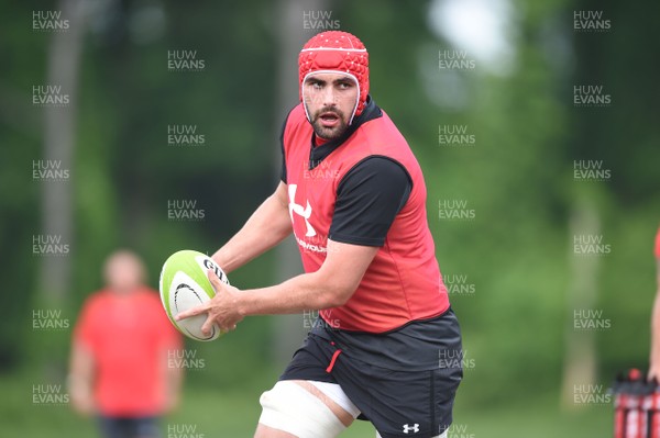 290518 - Wales Rugby Training - Cory Hill during training