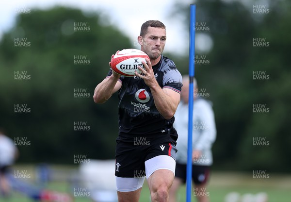 290623 - Wales Rugby Training in preparation for the Rugby World Cup - George North during training