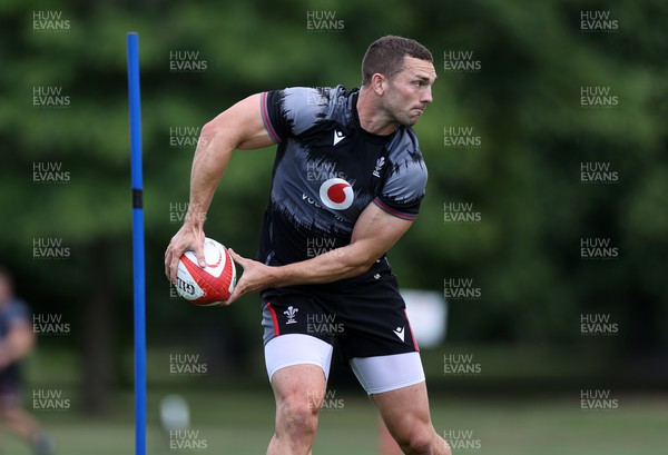 290623 - Wales Rugby Training in preparation for the Rugby World Cup - George North during training