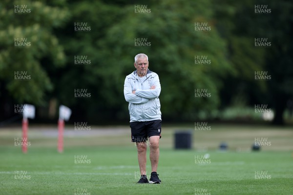 290623 - Wales Rugby Training in preparation for the Rugby World Cup - Head Coach Warren Gatland