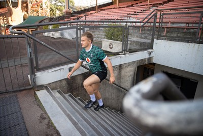 290624 - Wales Rugby Training as they prepare for their Summer Series against Australia - Cameron Winnett during training