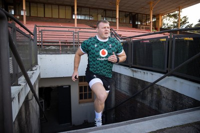 290624 - Wales Rugby Training as they prepare for their Summer Series against Australia - Dewi Lake during training