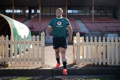 290624 - Wales Rugby Training as they prepare for their Summer Series against Australia - Corey Domachowski during training