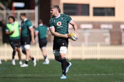 290624 - Wales Rugby Training as they prepare for their Summer Series against Australia - Aaron Wainwright during training