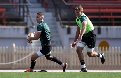 290624 - Wales Rugby Training as they prepare for their Summer Series against Australia - Liam Williams during training