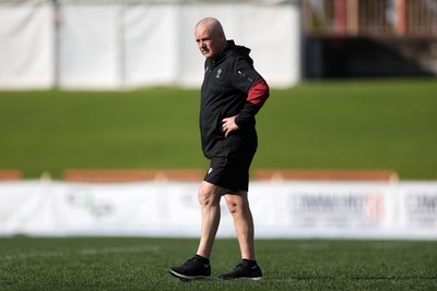 290624 - Wales Rugby Training as they prepare for their Summer Series against Australia - Warren Gatland, Head Coach during training