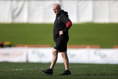 290624 - Wales Rugby Training as they prepare for their Summer Series against Australia - Warren Gatland, Head Coach during training