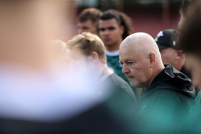 290624 - Wales Rugby Training as they prepare for their Summer Series against Australia - Warren Gatland, Head Coach during training