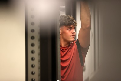 290624 - Wales Rugby Training as they prepare for their Summer Series against Australia - Eddie James during training