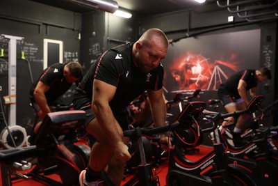 290823 - Wales Rugby Training in the week leading up for their departure for the Rugby World Cup in France - Dillon Lewis in RSH