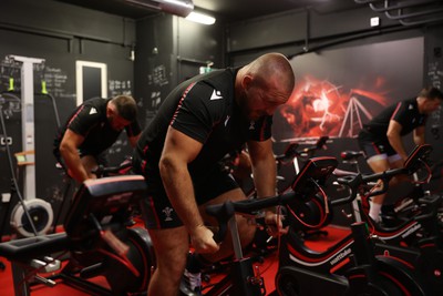 290823 - Wales Rugby Training in the week leading up for their departure for the Rugby World Cup in France - Dillon Lewis in RSH