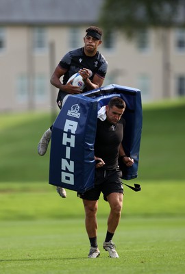 290823 - Wales Rugby Training in the week leading up for their departure for the Rugby World Cup in France - Rio Dyer during training