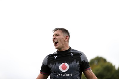 290823 - Wales Rugby Training in the week leading up for their departure for the Rugby World Cup in France - Josh Adams during training