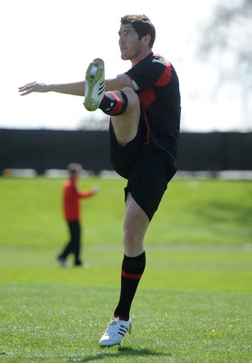 29.09.11 - Wales Rugby Training - James Hook during training. 