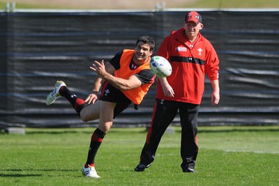 29.09.11 - Wales Rugby Training - Mike Phillips during training. 
