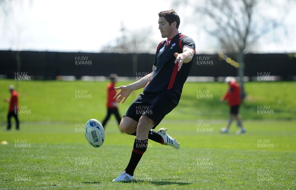 29.09.11 - Wales Rugby Training - James Hook during training. 