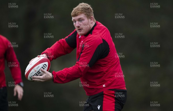 291020 - Wales Rugby Training - Rhys Carre during training