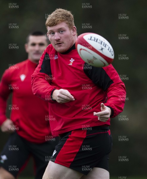 291020 - Wales Rugby Training - Rhys Carre during training