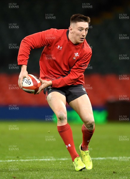 300120 - Wales Rugby Training - Josh Adams during training