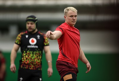 300126 - Wales Rugby Training - Blair Murray during training