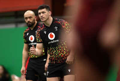 300126 - Wales Rugby Training - James Botham during training