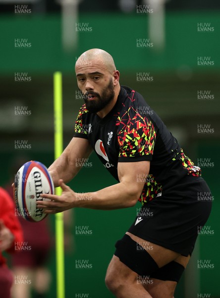300126 - Wales Rugby Training - Josh Macleod during training