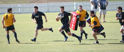 30.05.07  Wales rugby tour to Australia Chris Czekaj in training in Brisbane 