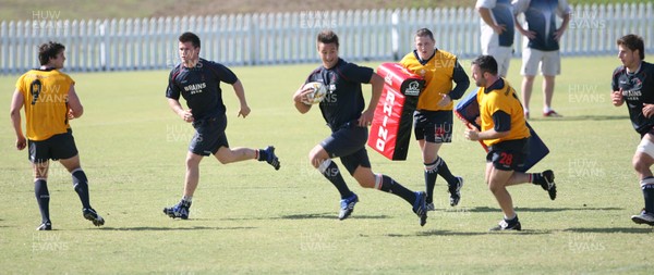 30.05.07  Wales rugby tour to Australia Chris Czekaj in training in Brisbane 