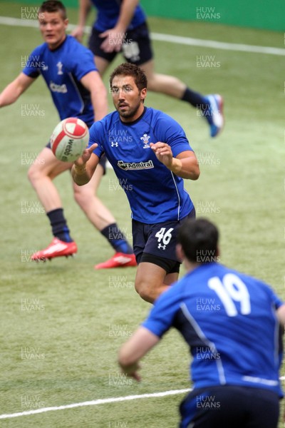 30.05.11 Wales Rugby Training... GAVIN HENSON training with the Welsh Rugby Team for the game against the Barbarians.  