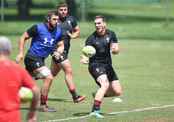 300518 - Wales Rugby Training - George North during training