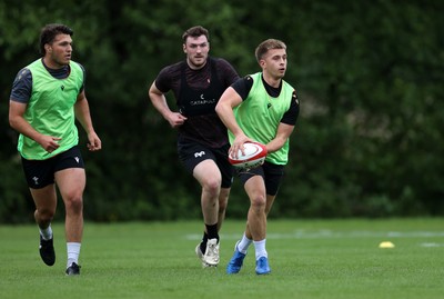 300525 - Wales Rugby Optional Training Session ahead of the start of camp for the summer tour to Japan - Cameron Winnett during training