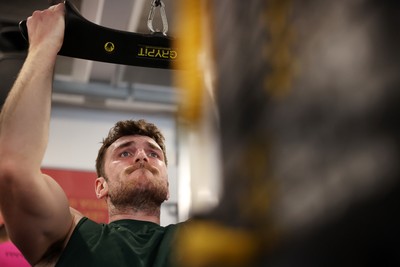 300525 - Wales Rugby Optional Training Session ahead of the start of camp for the summer tour to Japan - James Ratti during training