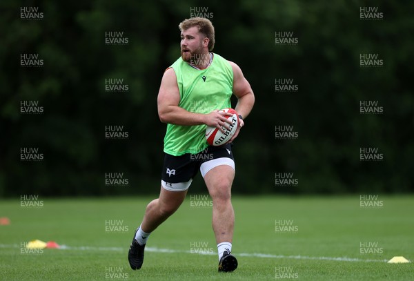300525 - Wales Rugby Optional Training Session ahead of the start of camp for the summer tour to Japan - Garyn Phillips during training