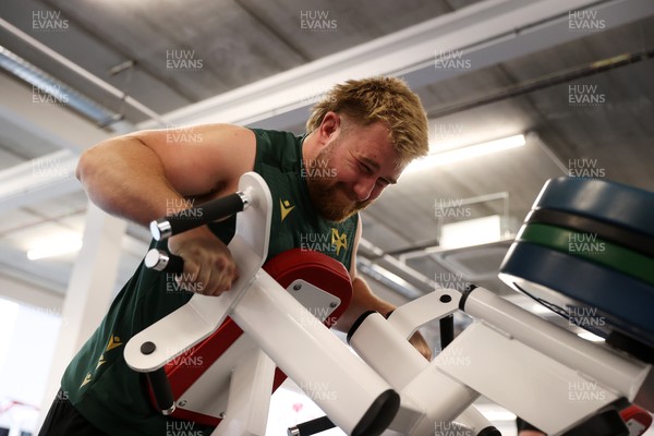 300525 - Wales Rugby Optional Training Session ahead of the start of camp for the summer tour to Japan - Garyn Phillips during training