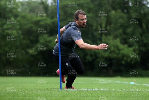 300525 - Wales Rugby Optional Training Session ahead of the start of camp for the summer tour to Japan - Rhodri Williams during training
