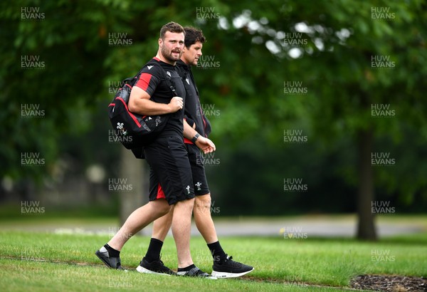 280621 - Wales Rugby Training - Owen Lane and Lloyd Williams during training