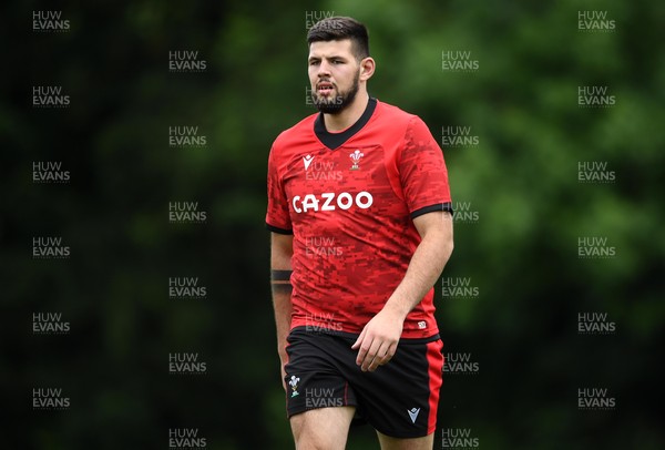 280621 - Wales Rugby Training - Rhys Davies during training