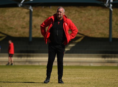 300622 - Wales Rugby Training - Wayne Pivac during training 