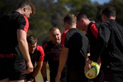 300622 - Wales Rugby Training - Dillon Lewis during training 