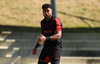 300622 - Wales Rugby Training - Taulupe Faletau during training 