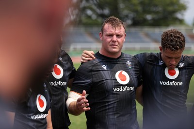 300625 - Wales Rugby Training in Kitakyushu in the week leading up to their first test against Japan - Dewi Lake during training