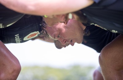 300625 - Wales Rugby Training in Kitakyushu in the week leading up to their first test against Japan - Dewi Lake during training
