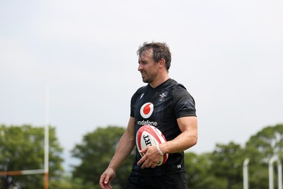 300625 - Wales Rugby Training in Kitakyushu in the week leading up to their first test against Japan - Rhodri Williams during training